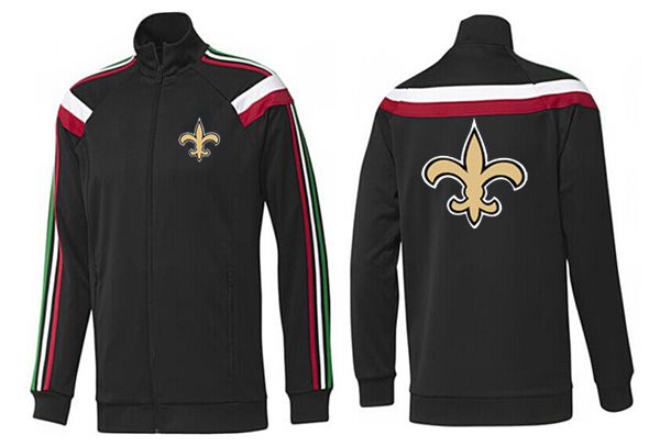 NFL New Orleans Saints Black Jacket 4