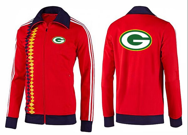 NFL Green Bay Packers Red Black Jacket 1