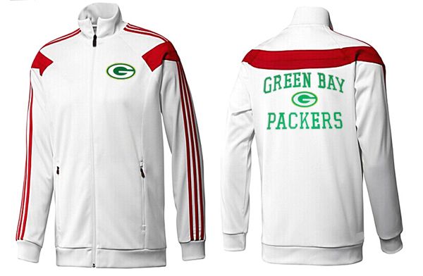 NFL Green Bay Packers White Red Jacket 2