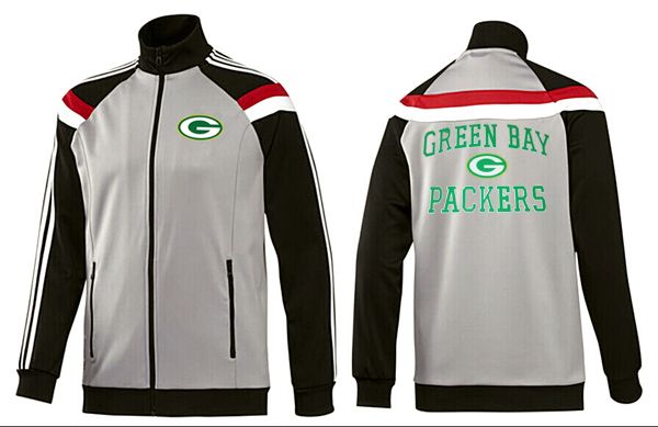 NFL Green Bay Packers Grey Black Jacket 2