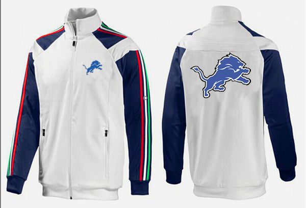 NFL Detroit Lions White Blue  Jacket