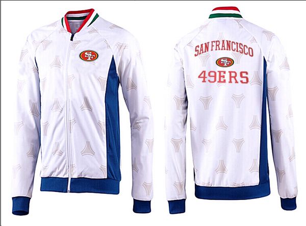 NFL San Francisco 49ers White Blue Color Jacket 5