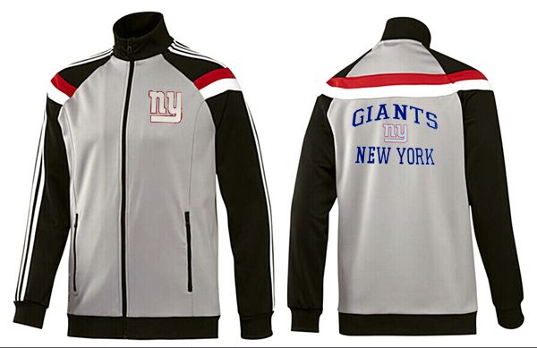 NFL New York Giants Grey Black Jacket