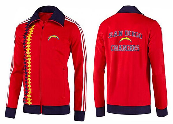 NFL San Diego Chargers Red Black Color  Jacket 2