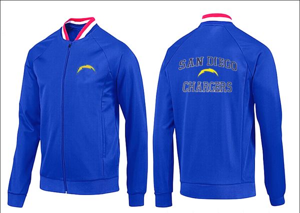 NFL San Diego Chargers Jacket Blue Color