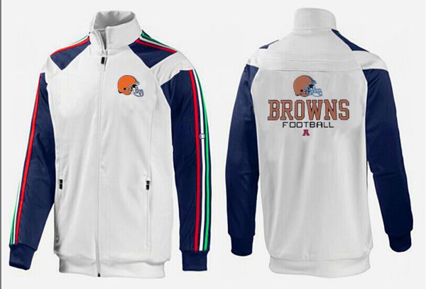 NFL Cleveland Browns White D.Blue  Jacket