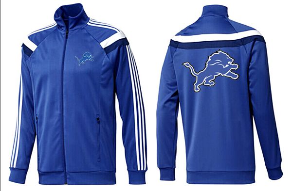 NFL Detroit Lions Blue Color Jacket 2