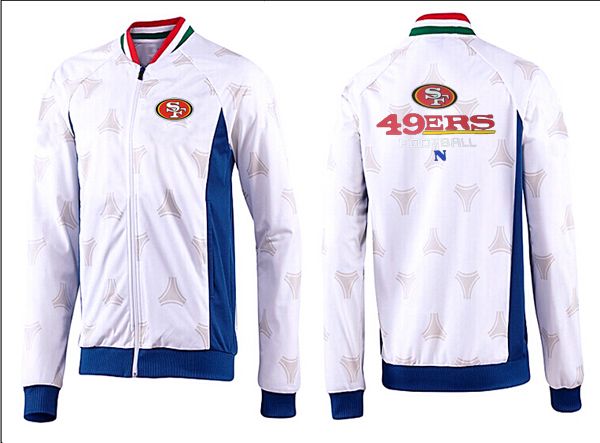 NFL San Francisco 49ers White Blue  Color Jacket
