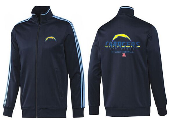 NFL San Diego Chargers All Black Jacket 3