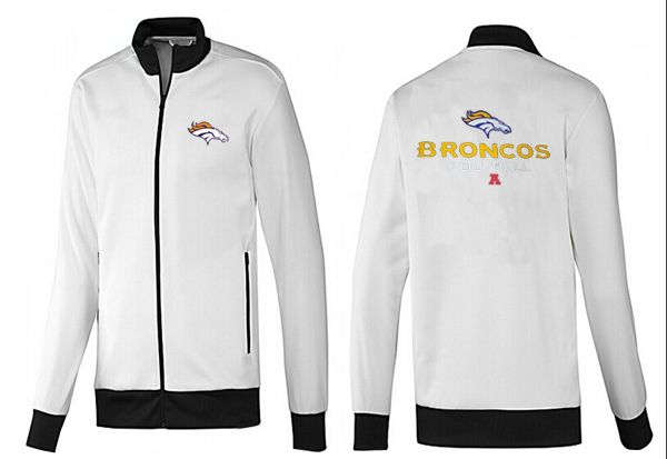 NFL Denver Broncos White Black Jacket