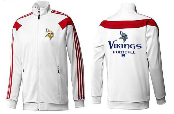 NFL Minnesota Vikings White Red Jacket