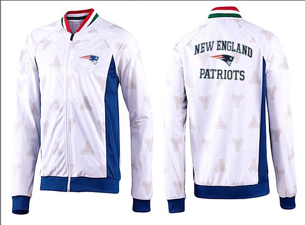 NFL New England Patriots White Blue  Color Jacket 5