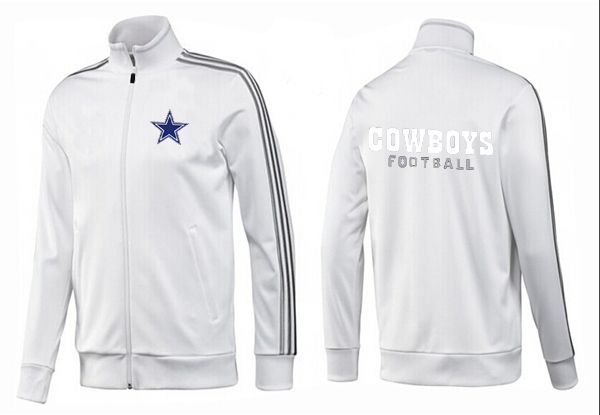 NFL Dallas Cowboys All White cOLOR Jacket