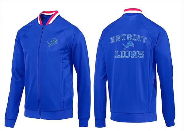 NFL Detroit Lions Blue Color Jacket 3
