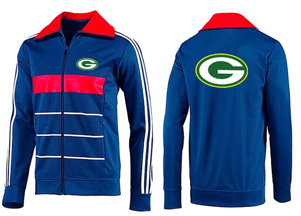 NFL Green Bay Packers Blue Red Color  Jacket