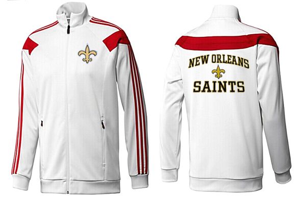 NFL New Orleans Saints White Red Color Jacket