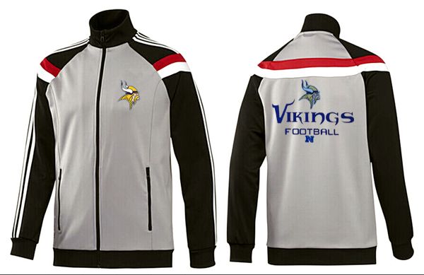 NFL Minnesota Vikings Grey Black Jacket