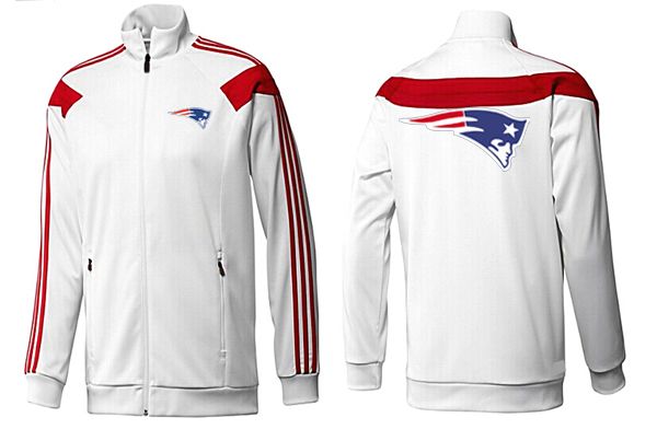 NFL New England Patriots White Red Jacket 3