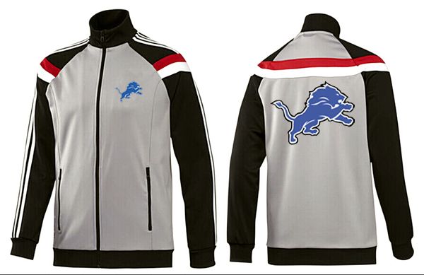 NFL Detroit Lions Grey Black Jacket