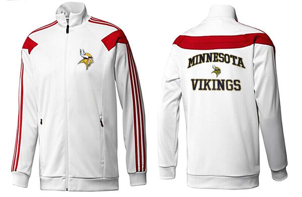 NFL Minnesota Vikings White Red Jacket 2