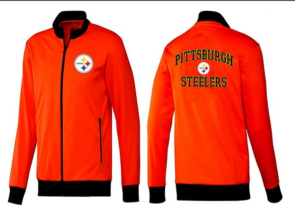 NFL Pittsburgh Steelers Orange Black Color Jacket