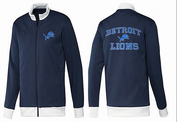 NFL Detroit Lions Dark Blue Color  Jacket