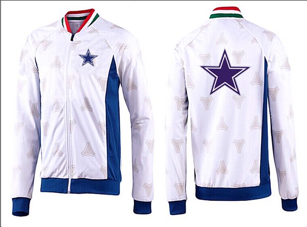 NFL Dallas Cowboys White  Blue Jacket