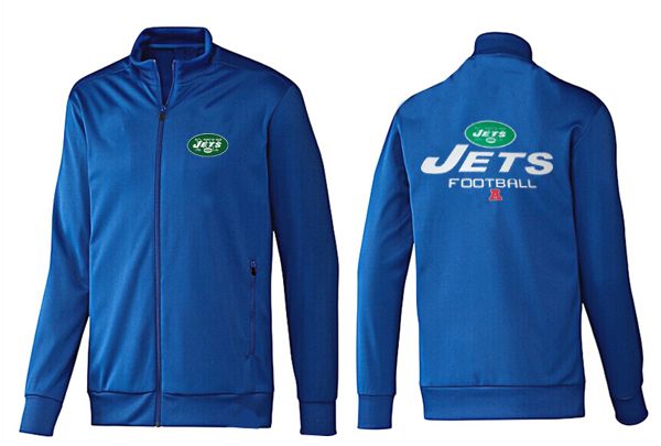 NFL New York Jets All Blue Jacket 2