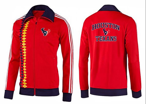 NFL Houston Texans Red Black Color Jacket 1
