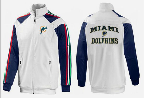 NFL Miami Dolphins White D.Blue NFL Jacket