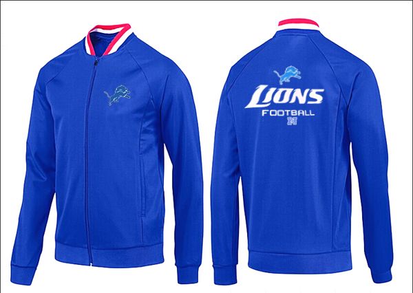 NFL Detroit Lions All Blue Jacket 3