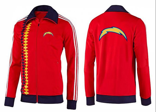 NFL San Diego Chargers Red Black Jacket