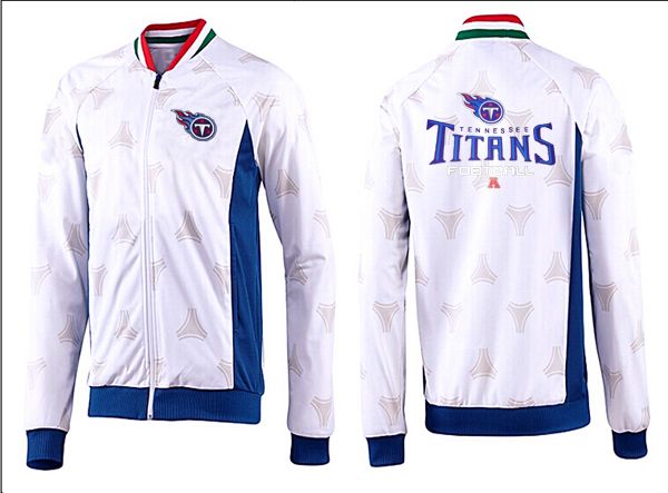 NFL Tennessee Titans White Blue Color Jacket 2
