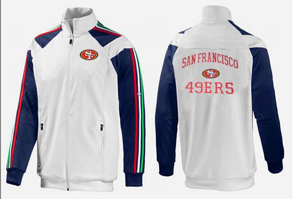 NFL San Francisco 49ers White D.Blue Color Jacket