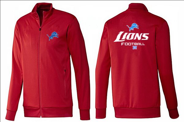 NFL Detroit Lions All Red Color Jacket