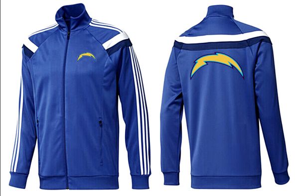 NFL San Diego Chargers Blue Jacket 3