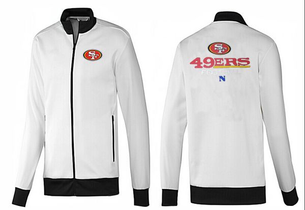 NFL San Francisco 49ers White Black Color Jacket 4