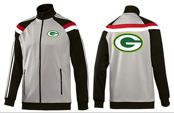 NFL Green Bay Packers Grey Black Jacket