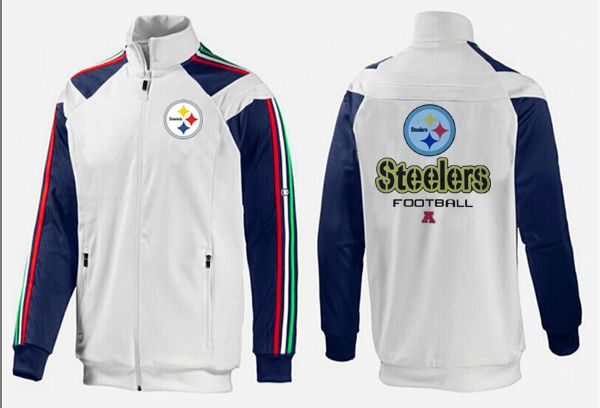 NFL Pittsburgh Steelers White D.Blue Jacket