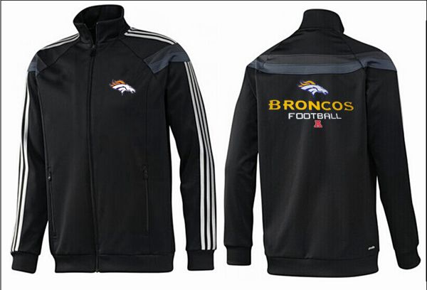 NFL Denver Broncos All Black Jacket 1