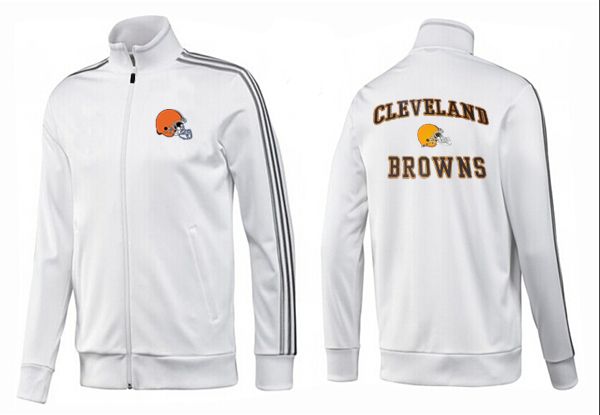 NFL Cleveland Browns All White Color  Jacket