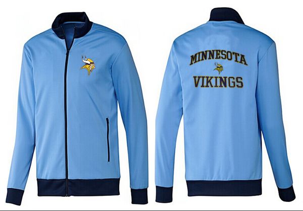 NFL Minnesota Vikings L.Blue Black Jacket