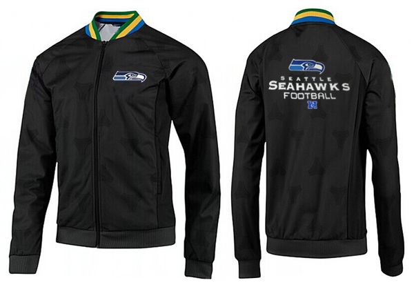 Seattle Seahawks All Black NFL Jacket
