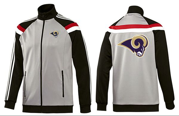 St. Louis Rams Grey Black NFL Jacket
