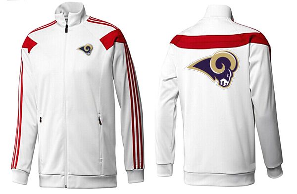 St. Louis Rams White Red NFL Jacket