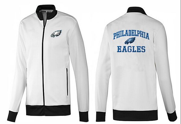 Philadelphia Eagles NFL White Black Jacket