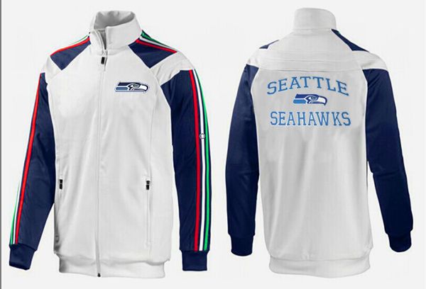 Seattle Seahawks White Blue Color NFL Jacket
