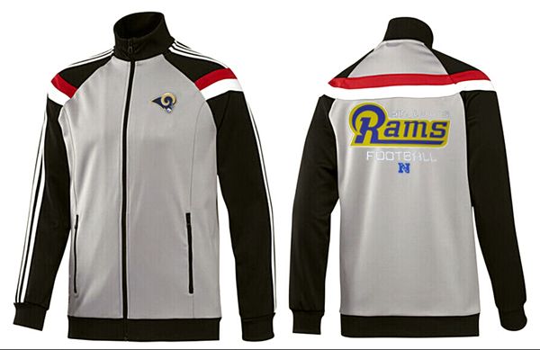 St. Louis Rams Grey Black Color NFL Jacket