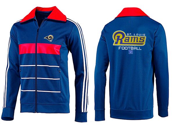 St. Louis Rams Blue Red Color NFL Jacket