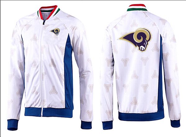 St. Louis Rams White Blue NFL Jacket